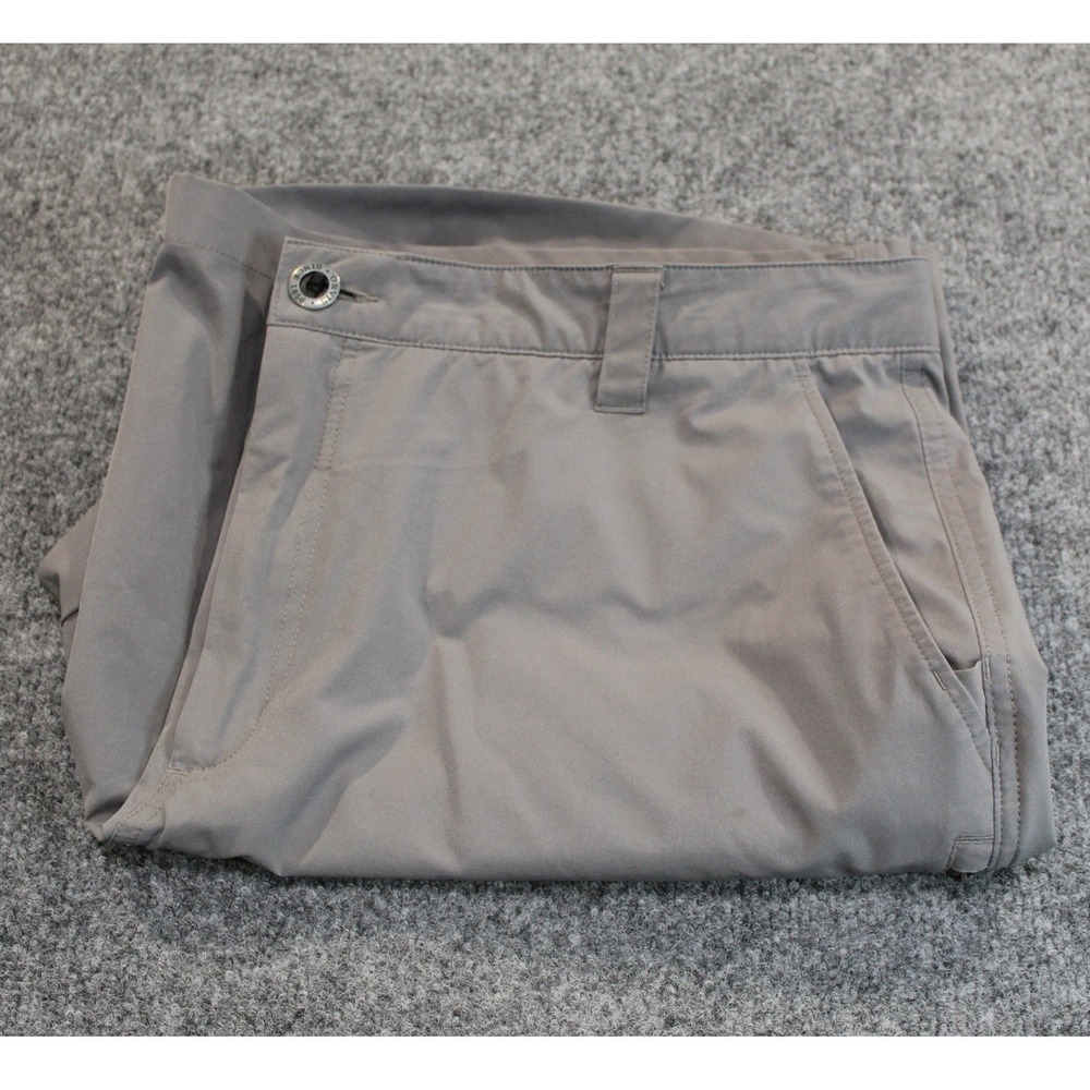 Orvis Mens Size 40‎ Tech Short Gray Stretch Comfort Zipper Pockets